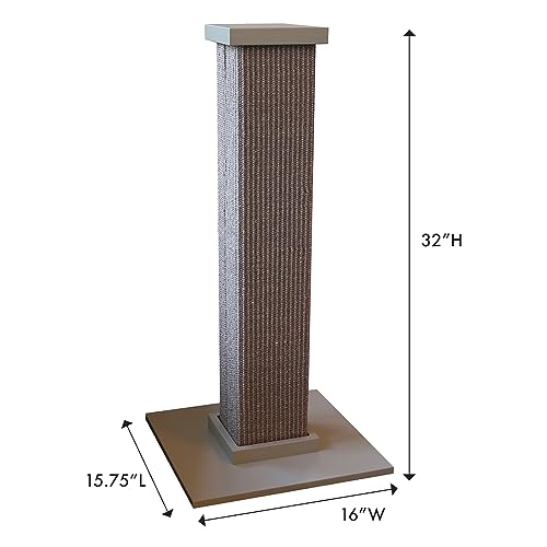 SmartCat sisal détail gris, texture résistante idéale pour les griffes.