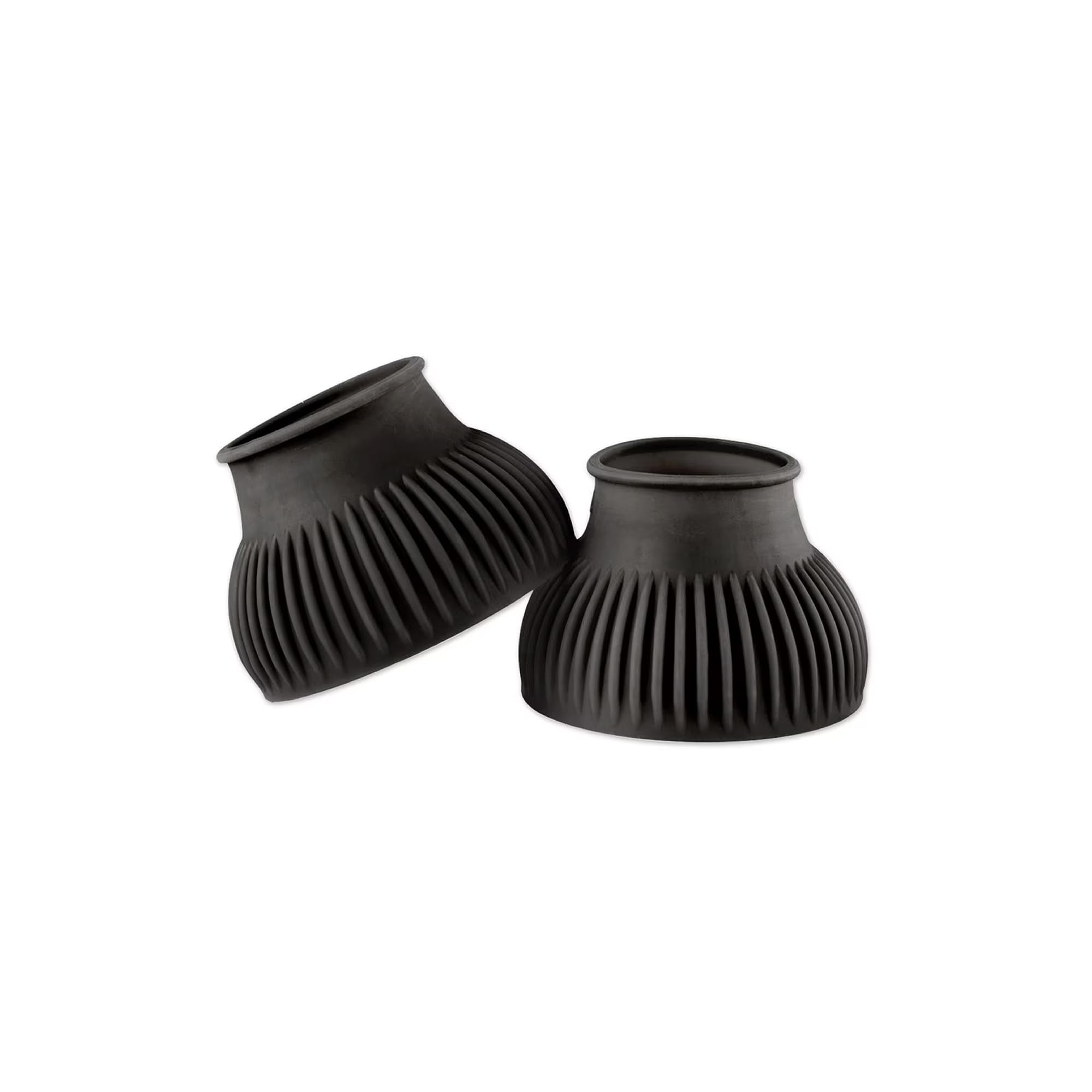 SmartEquine bottes-cloche en caoutchouc à nervures protégeant le sabot avec durabilité.