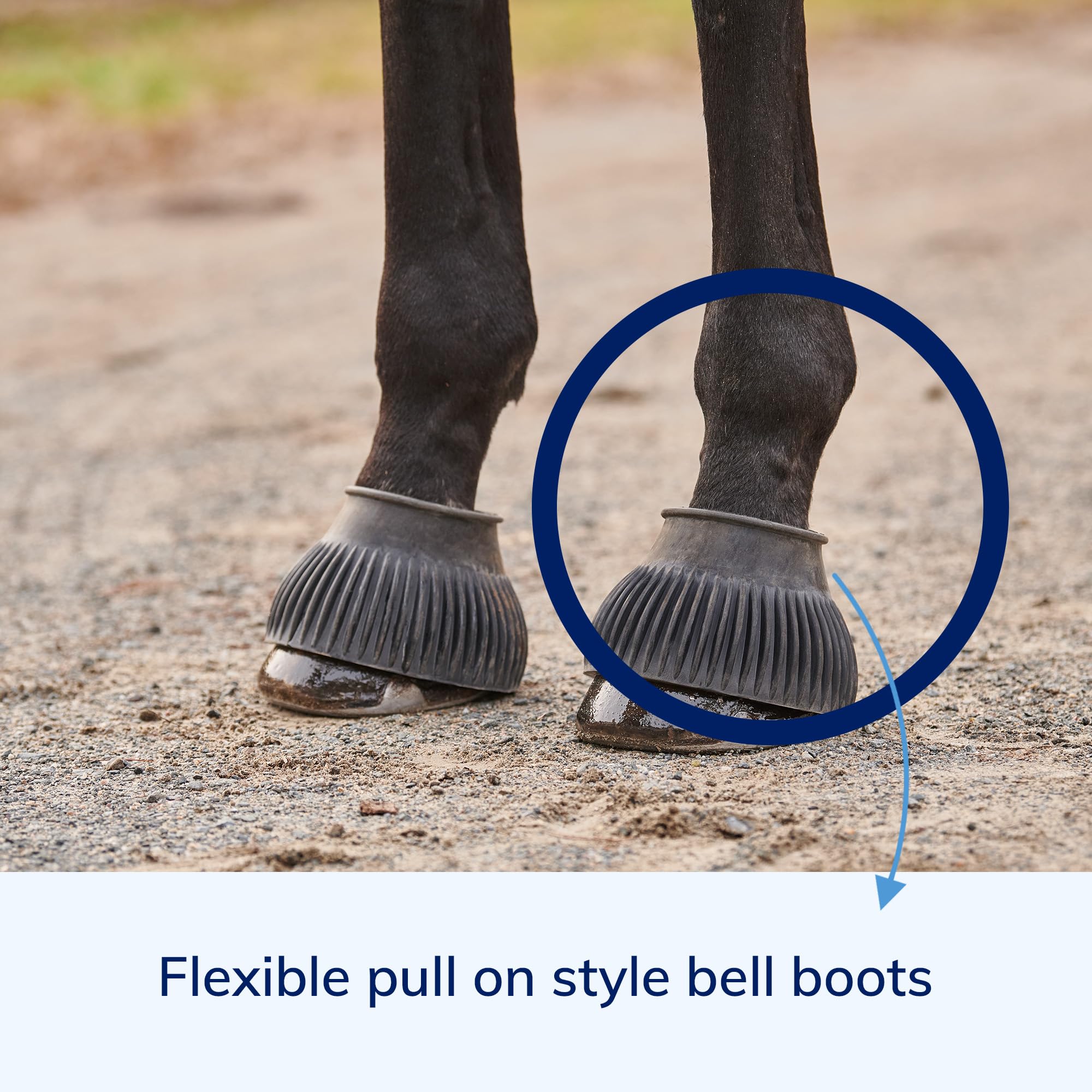 SmartEquine bottes-cloche à enfiler facilement pour un ajustement rapide.