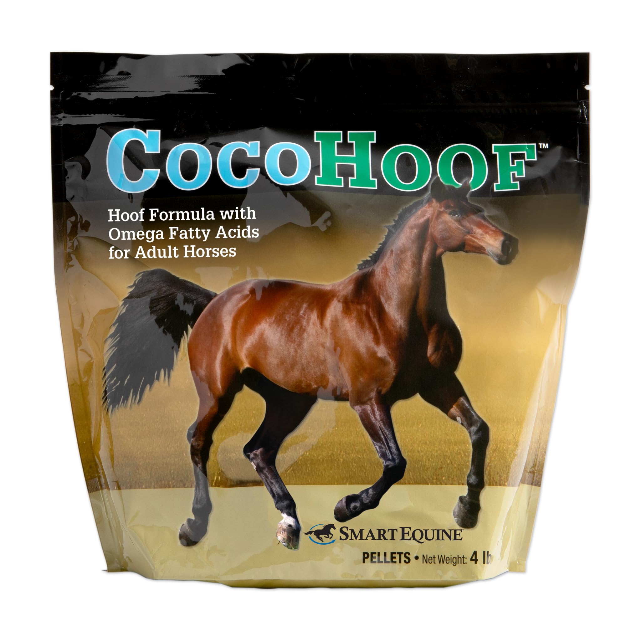 SmartEquine CocoHoof granulés – croissance des sabots et robustesse grâce aux acides aminés.