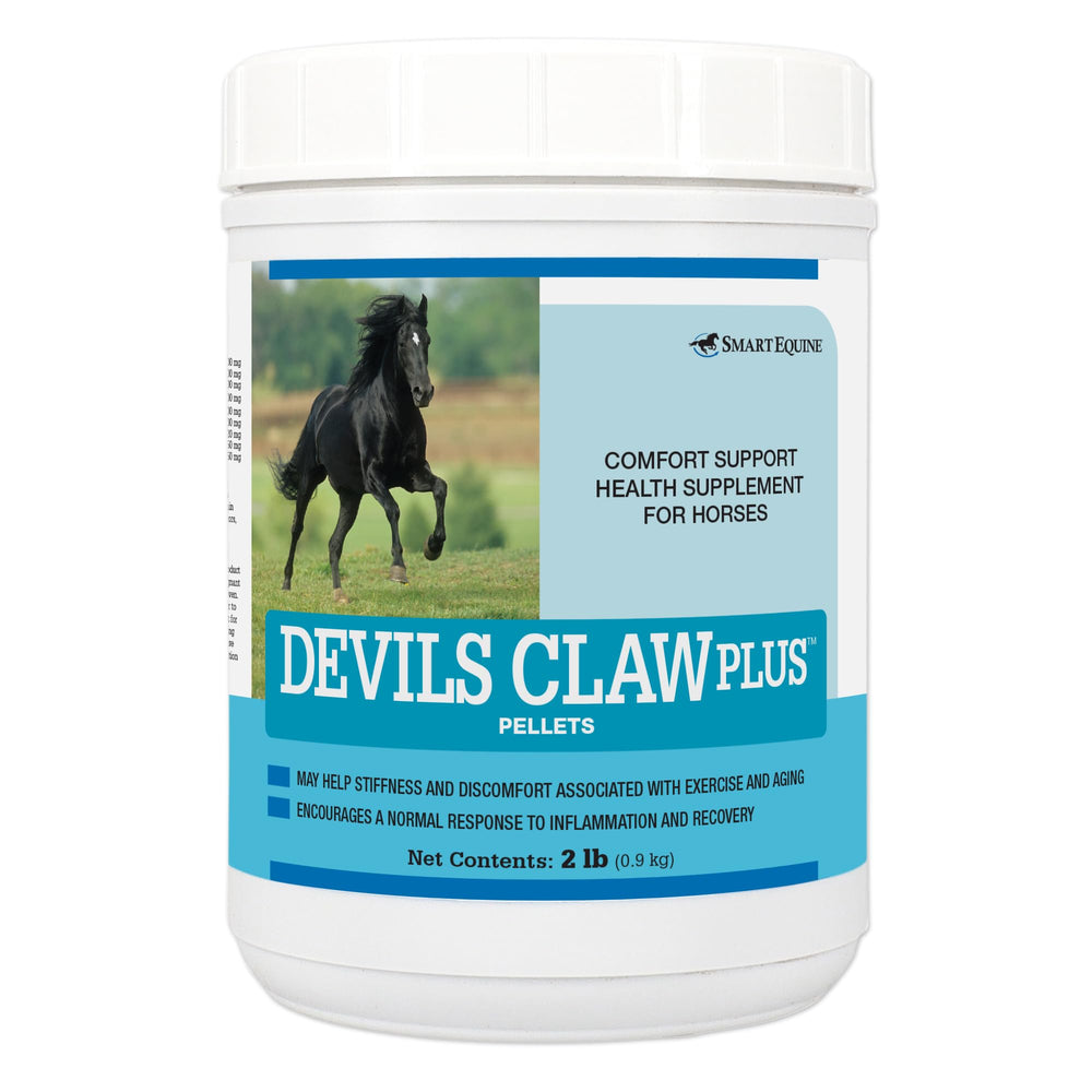 SmartEquine Devil's Claw Plus granulés, emballage pratique pour l'alimentation.
