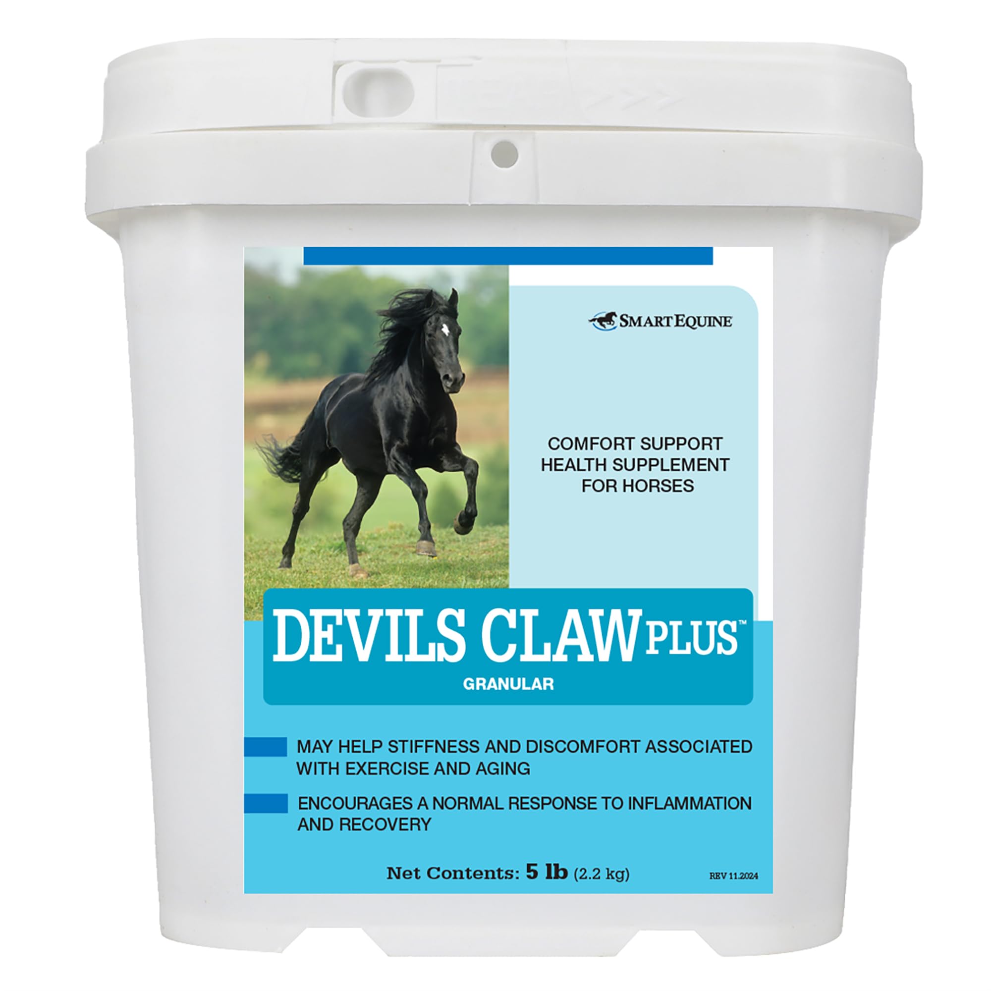 SmartEquine Devil's Claw Plus : poudre dans l'alimentation quotidienne pour soutenir les articulations.