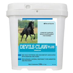 SmartEquine Devil's Claw Plus : poudre dans l'alimentation quotidienne pour soutenir les articulations.