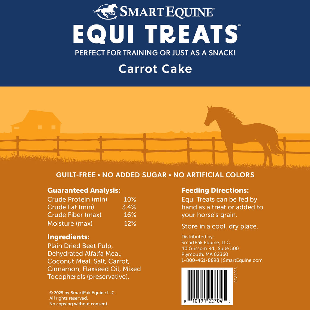 Equi Treats sans sucre ajoute et faible ESC, option légère pour le cheval