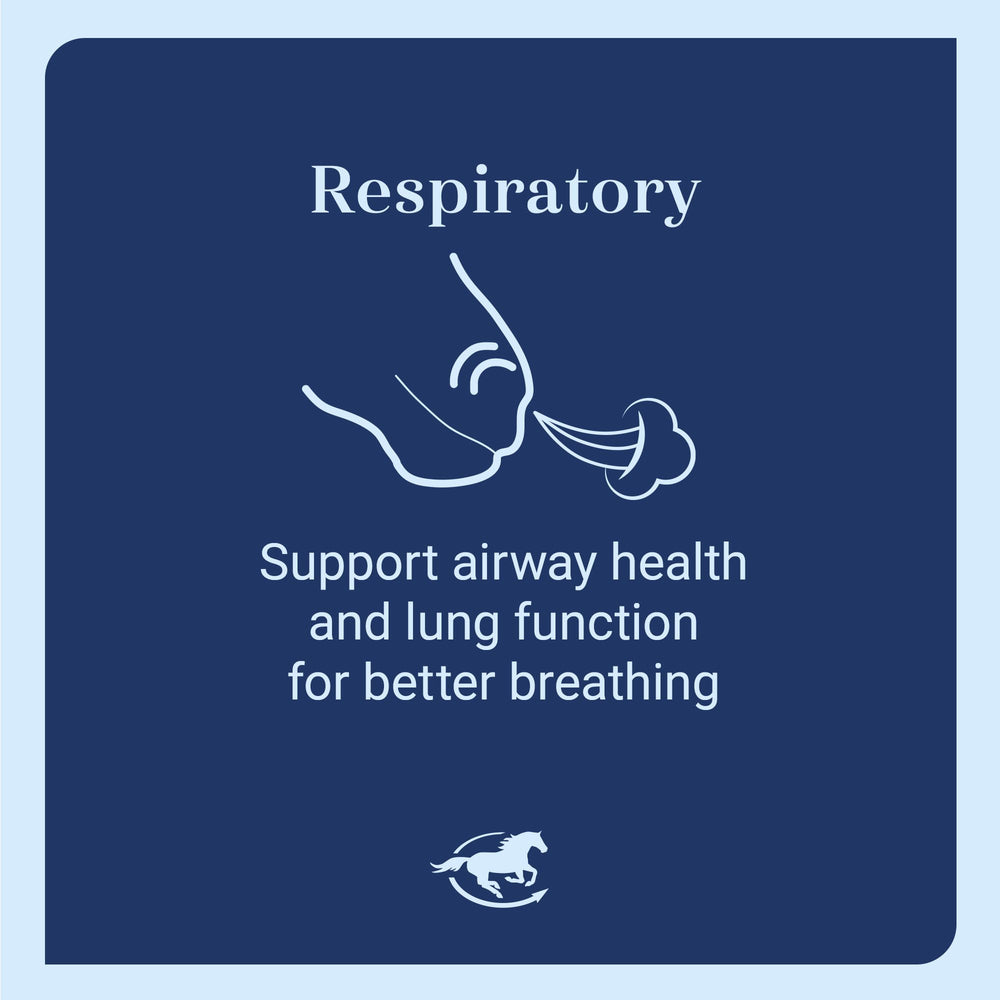 SmartEquine Lung EQ Pellets étiquette, ingrédients et bénéfices respiratoires éventuels.