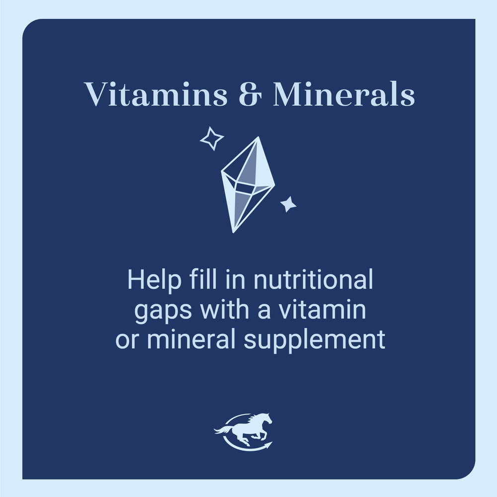 SmartEquine SmartVite Perform Senior Pellets étiquette – aperçu clair des nutriments clés.