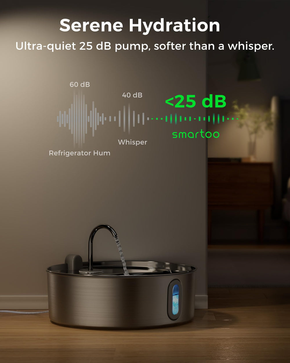 Utilisation quotidienne facile, débit adapté Smartoo
