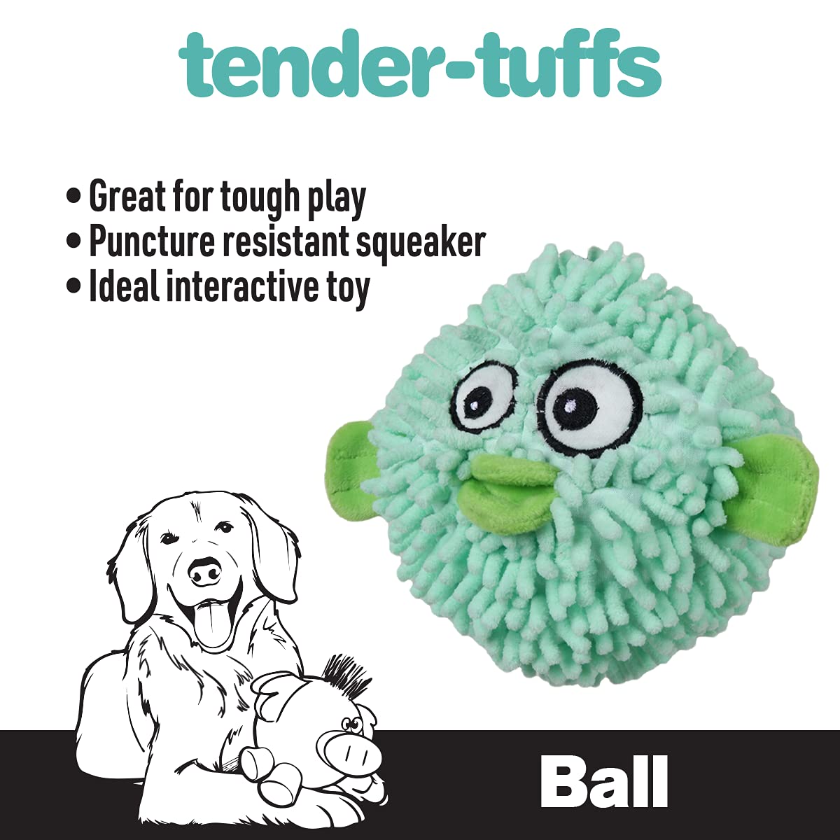 SmartPetLove Snuggle Puppy balle a sifflet, stimulation et amusement durable.