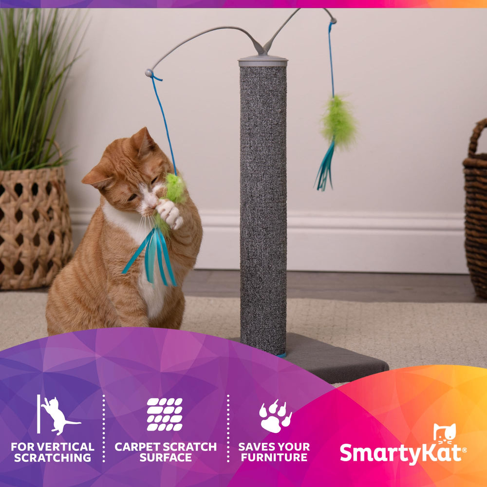 Baguettes tournantes SmartyKat pour stimulation et jeu interactif.