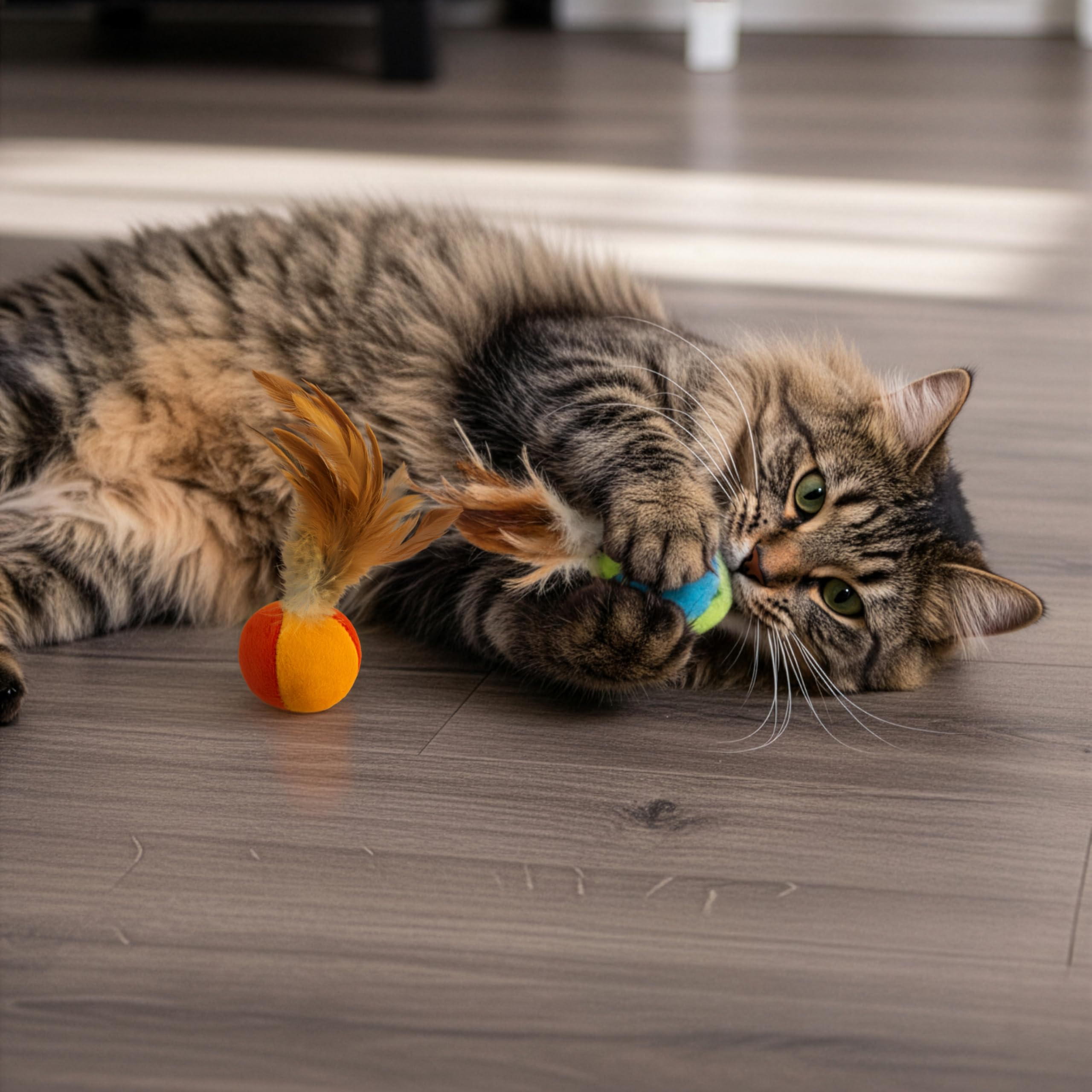 Lot de 2 jouets, idéal pour varier les sessions.