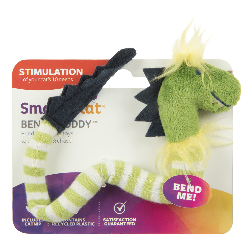 Chat en mouvement avec SmartyKat Bendy Buddy pour un jeu actif et captivant.