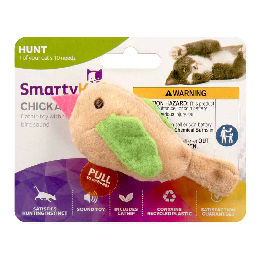 SmartyKat Chickadee Chirp: piles nécessaires, non incluses