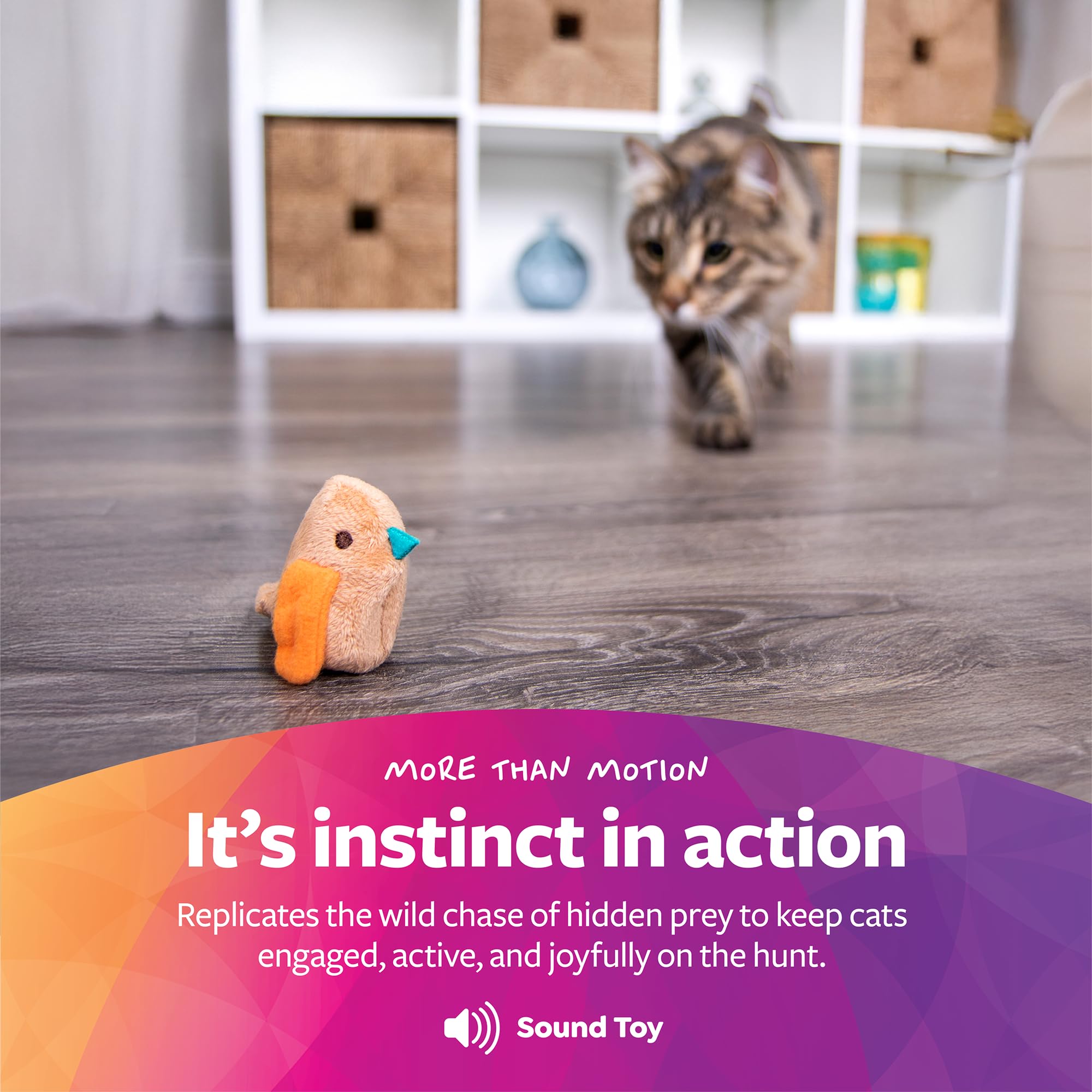 SmartyKat Chickadee Chirp: sons d'oiseau réels pour attirer le chat