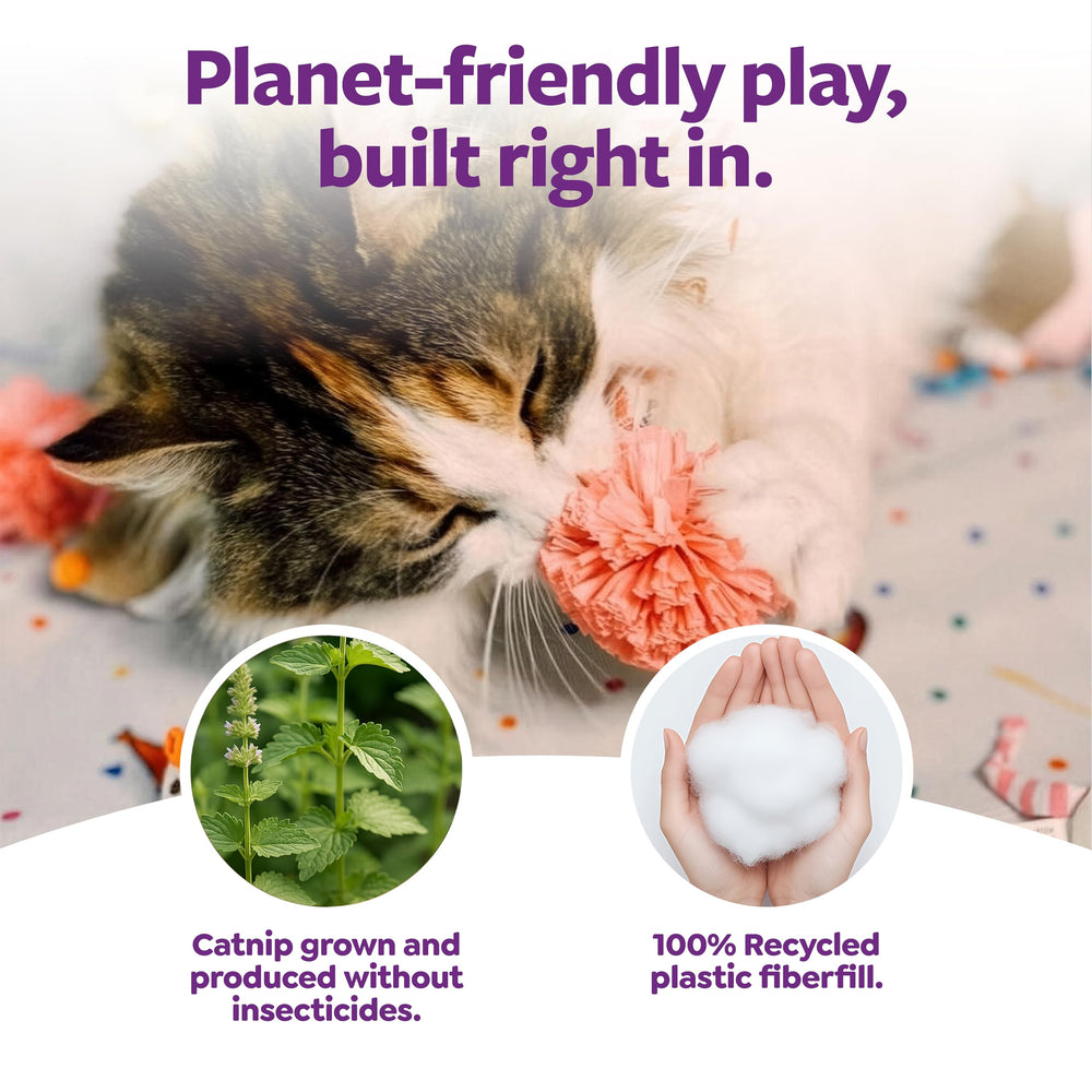SmartyKat Herbe-chat-jouet: attire naturellement les chats pour plus de jeu.
