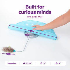 SmartyKat Hot Pursuit, bouton simple d’alimentation pour démarrer rapidement.