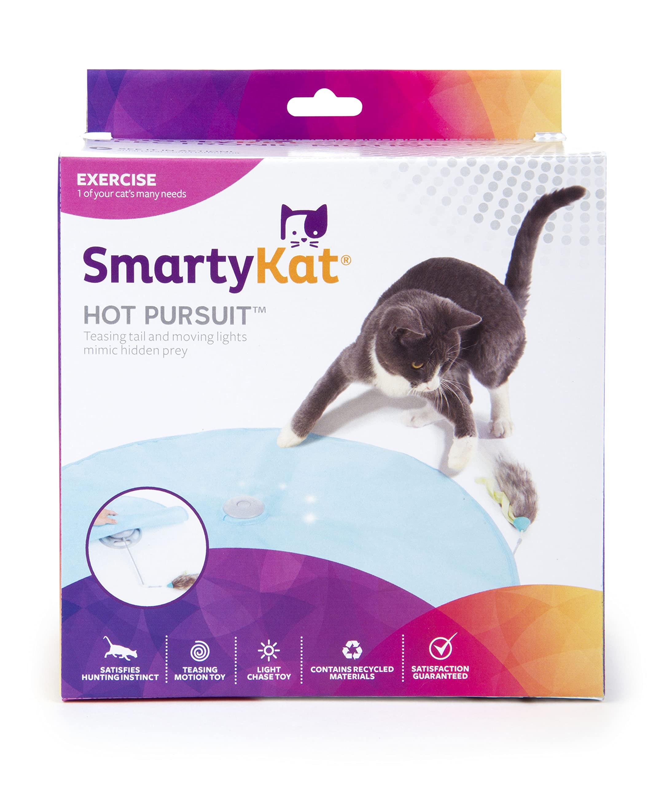 SmartyKat Hot Pursuit, mouvement invitant à sauter et poursuivre la proie.