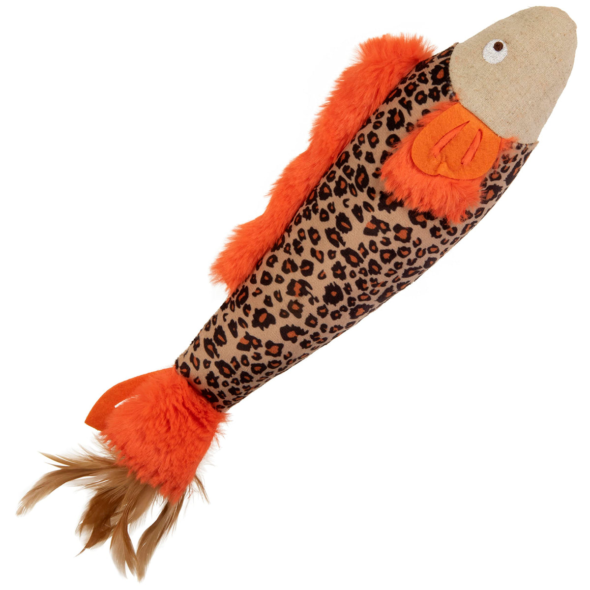 SmartKat Instincts Fin Frenzy poisson-kicker au son crissant pour stimuler l’instinct de chasse
