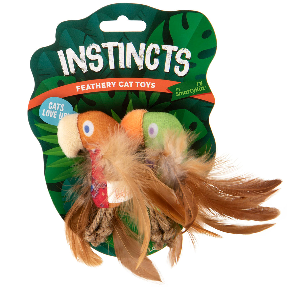 SmartyKat Instincts Love Mates: corps pelucheux doux pour poursuites et câlins.