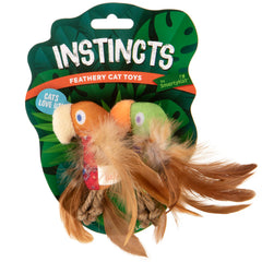 SmartyKat Instincts Love Mates: corps pelucheux doux pour poursuites et câlins.