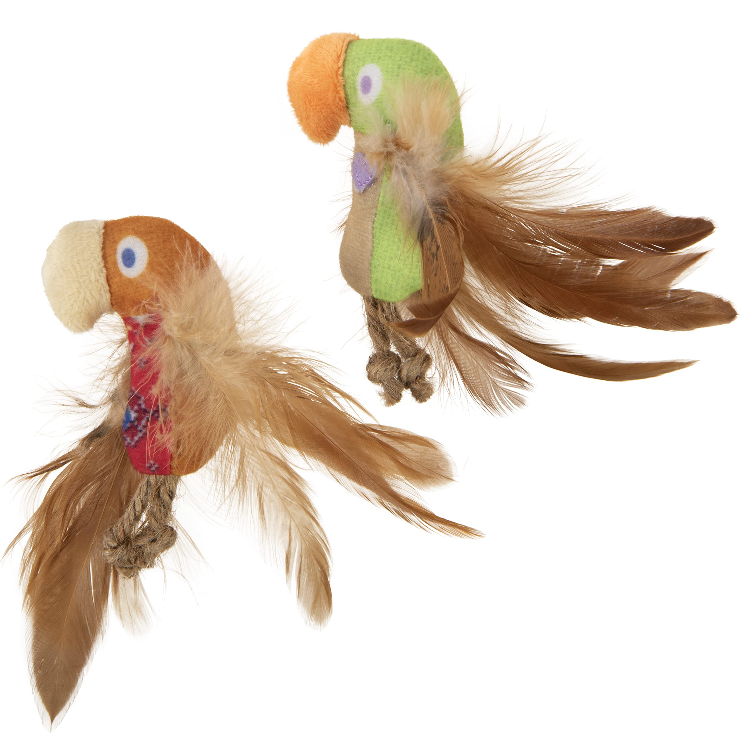SmartyKat Instincts Love Mates: oiseaux à plumes stimulants pour le jeu du chat.