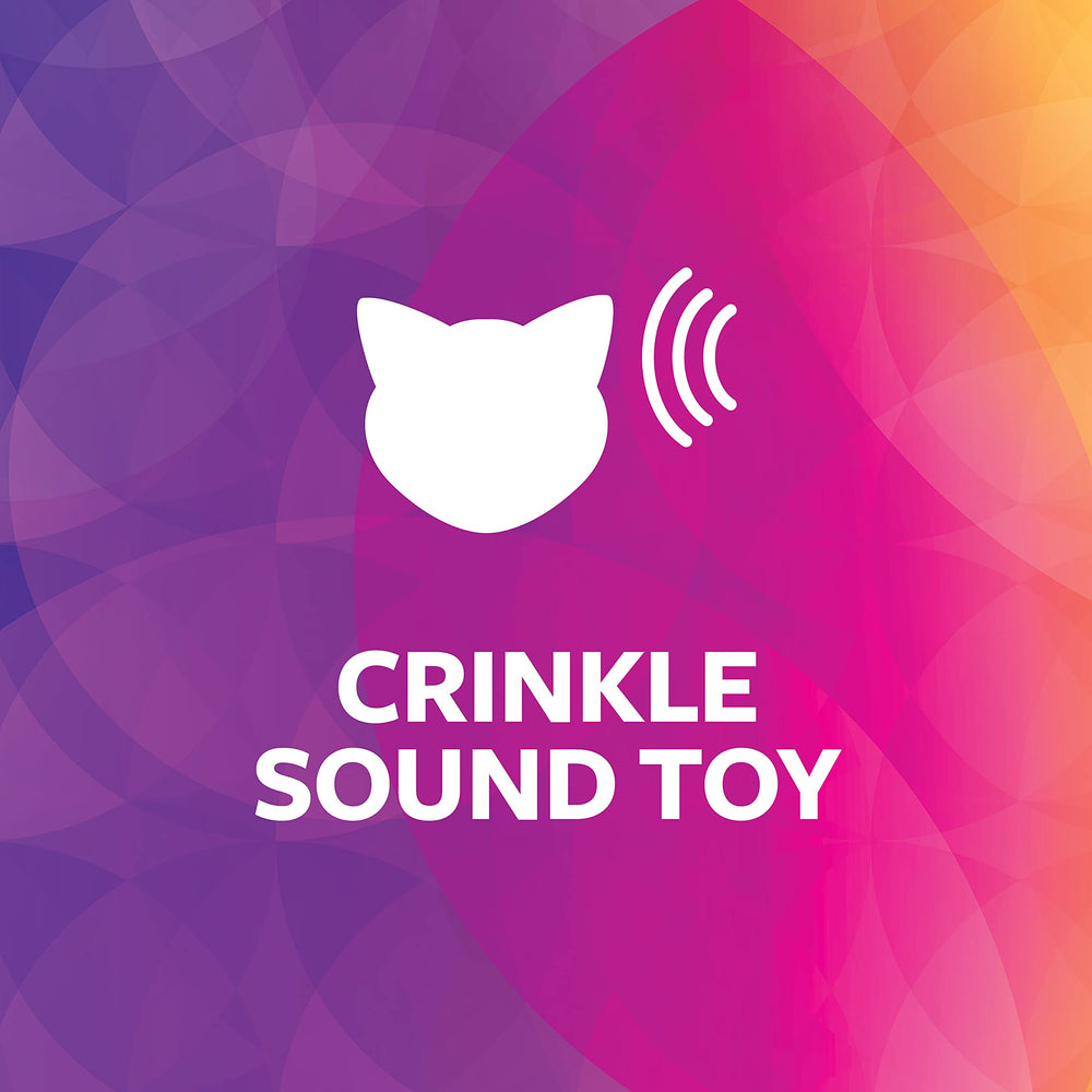 SmartyKat Karrot Crinkle Kicker favorise l exercice et l interaction avec votre chat.