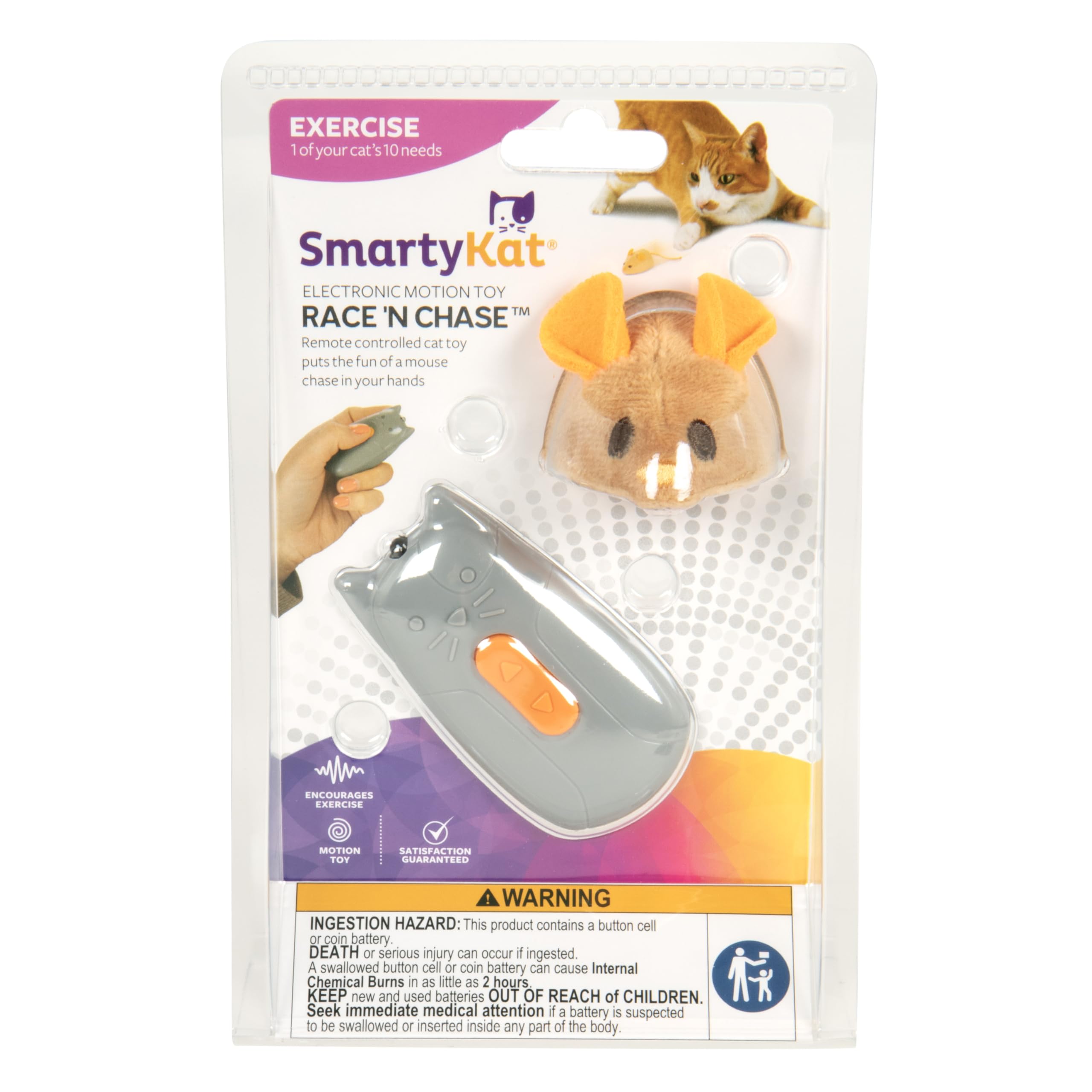SmartyKat Race N' Chase matériaux durables et recyclés utilisés