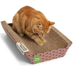 SmartyKat Super Scratcher Chaise Corrugée vue avant, surface griffage efficace pour chats