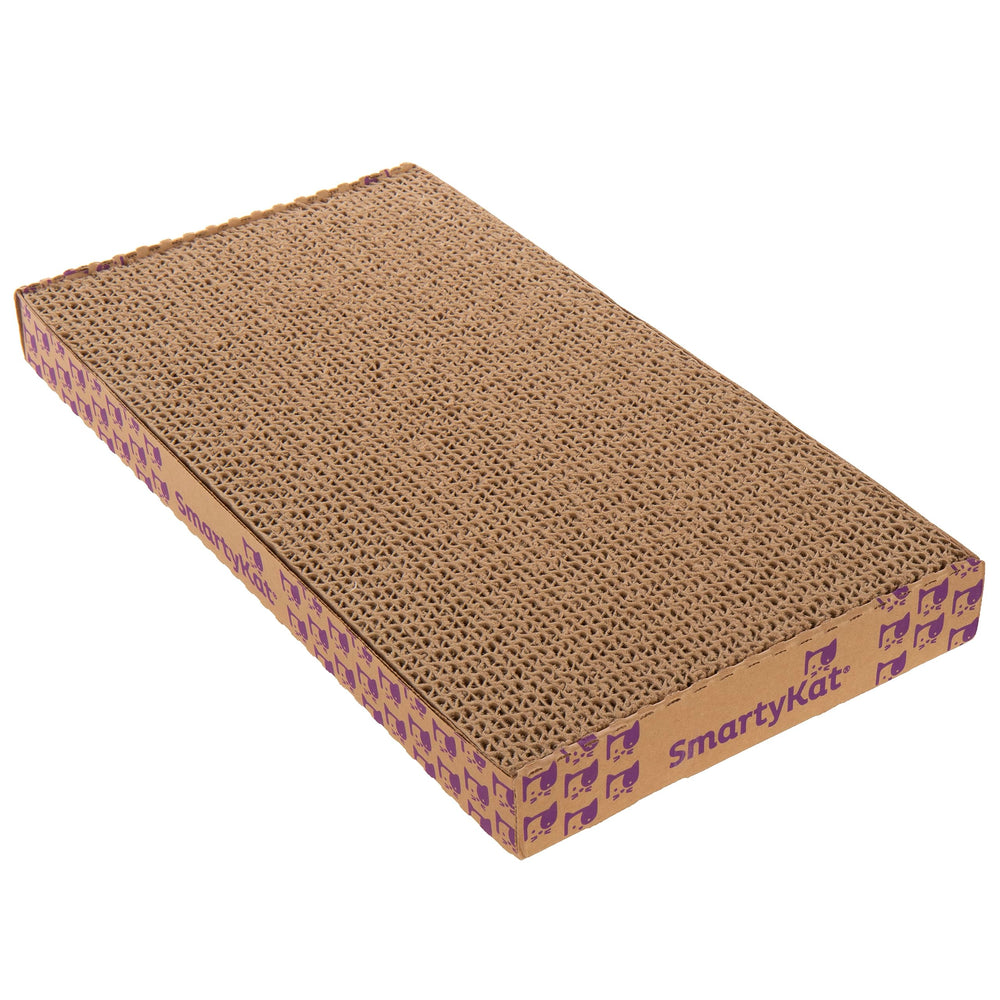 SmartyKat Super Scratcher Plus – texture carton ondulé idéale pour griffes et stimulation.
