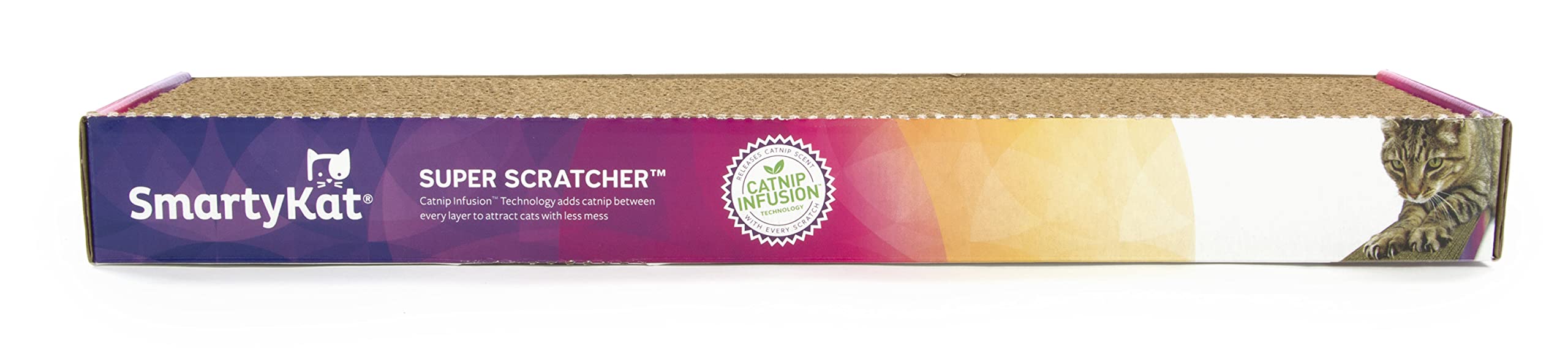 SmartyKat Super Scratcher texture-écorce-arbre: texture naturelle qui rappelle l’écorce pour griffes