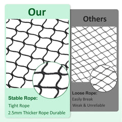 SmaSoHard nylon 4mm robuste, longévité adaptée à usage intérieur et extérieur.