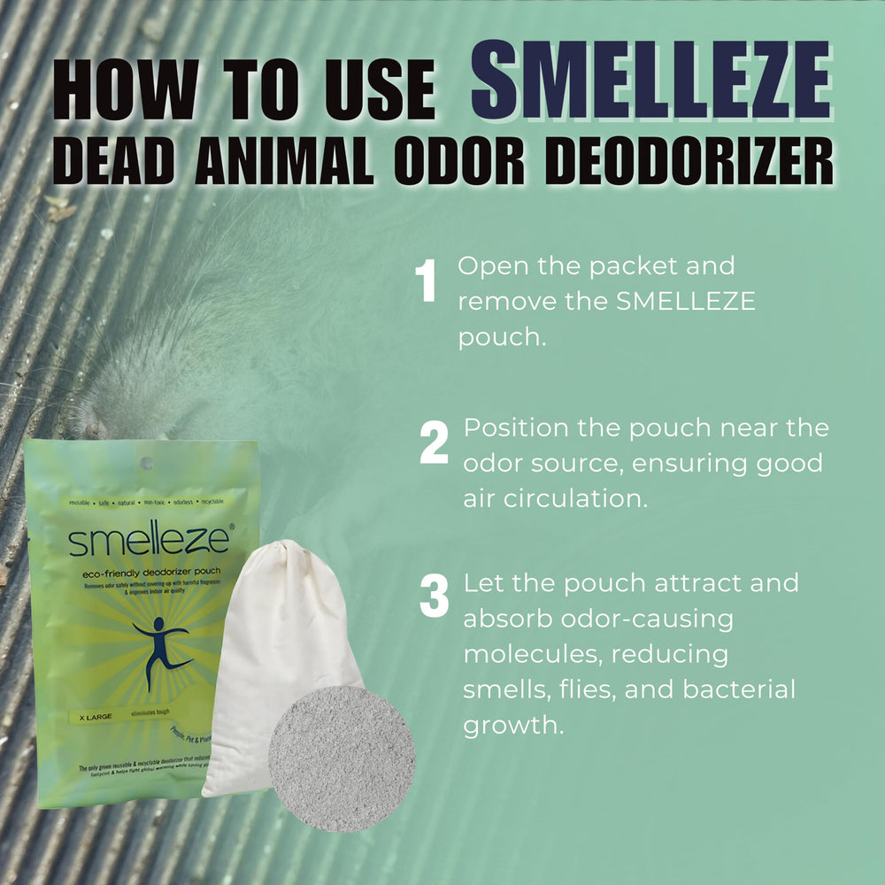 SMELLEZE Poche sans parfum: sécurité pour familles et animaux.