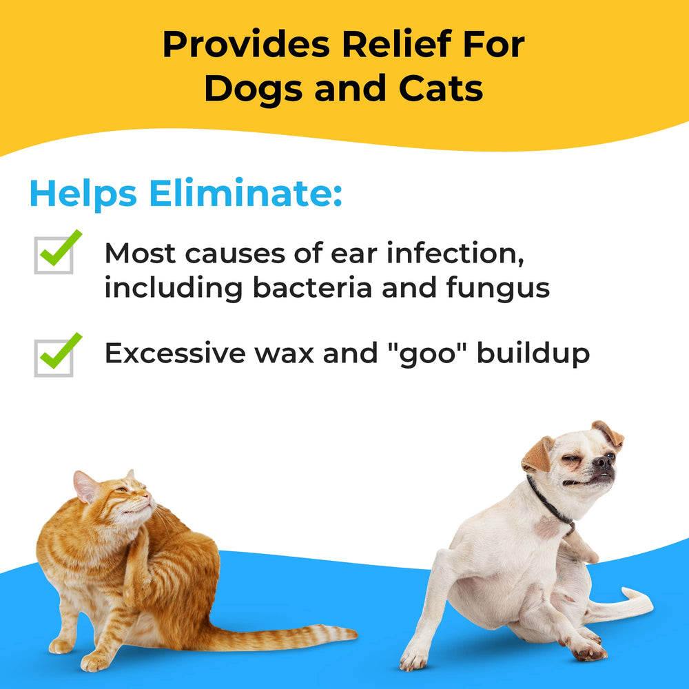 Smiling Paws Pets Tris Flush, gouttes applicateur, utilisation pratique à domicile.