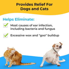 Smiling Paws Pets Tris Flush, gouttes applicateur, utilisation pratique à domicile.