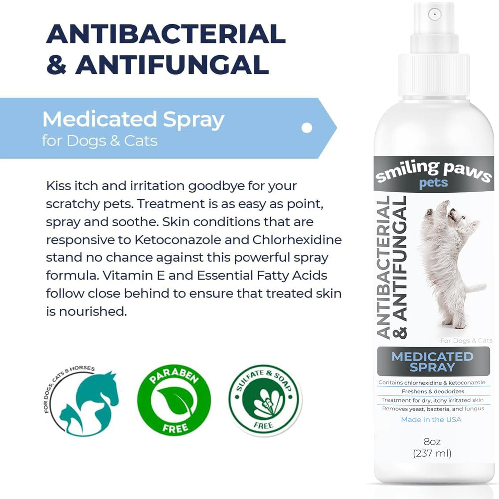 Utilisation polyvalente sur chiens et chats pour la peau.