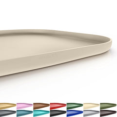 SMILOOL tapis alimentation chat en silicone, évite les déversements et se nettoie facilement.