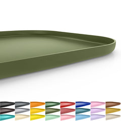 Tapis SMILOOL en silicone avec bords relevés pour chiens et chats.