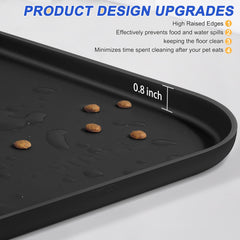 SMILOOL Tapis lavable au lave-vaisselle, entretien facile