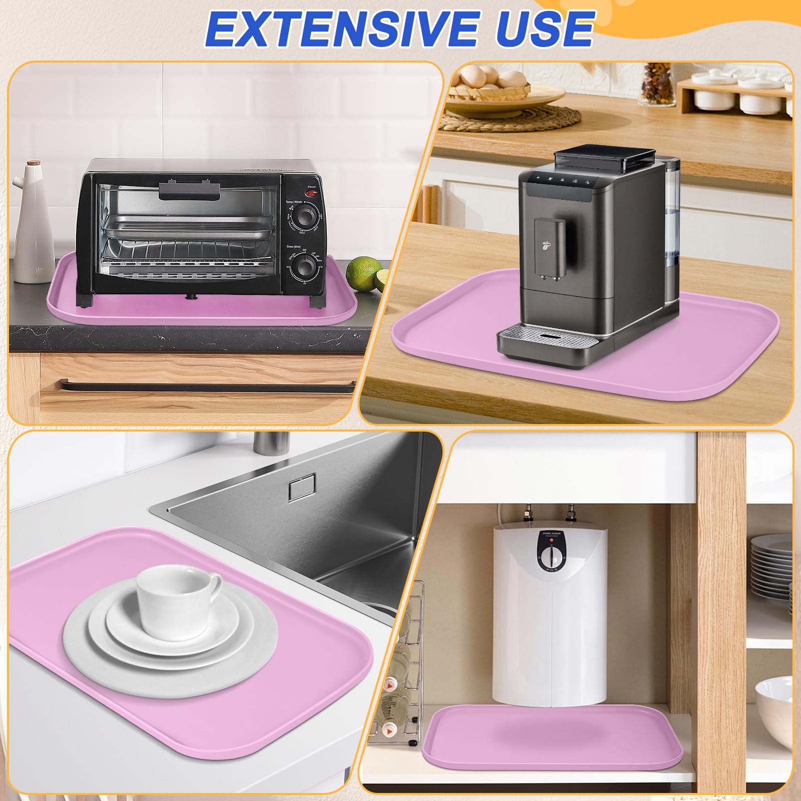 SMILOOL tapis-nourriture rose pâle, élégant et pratique.