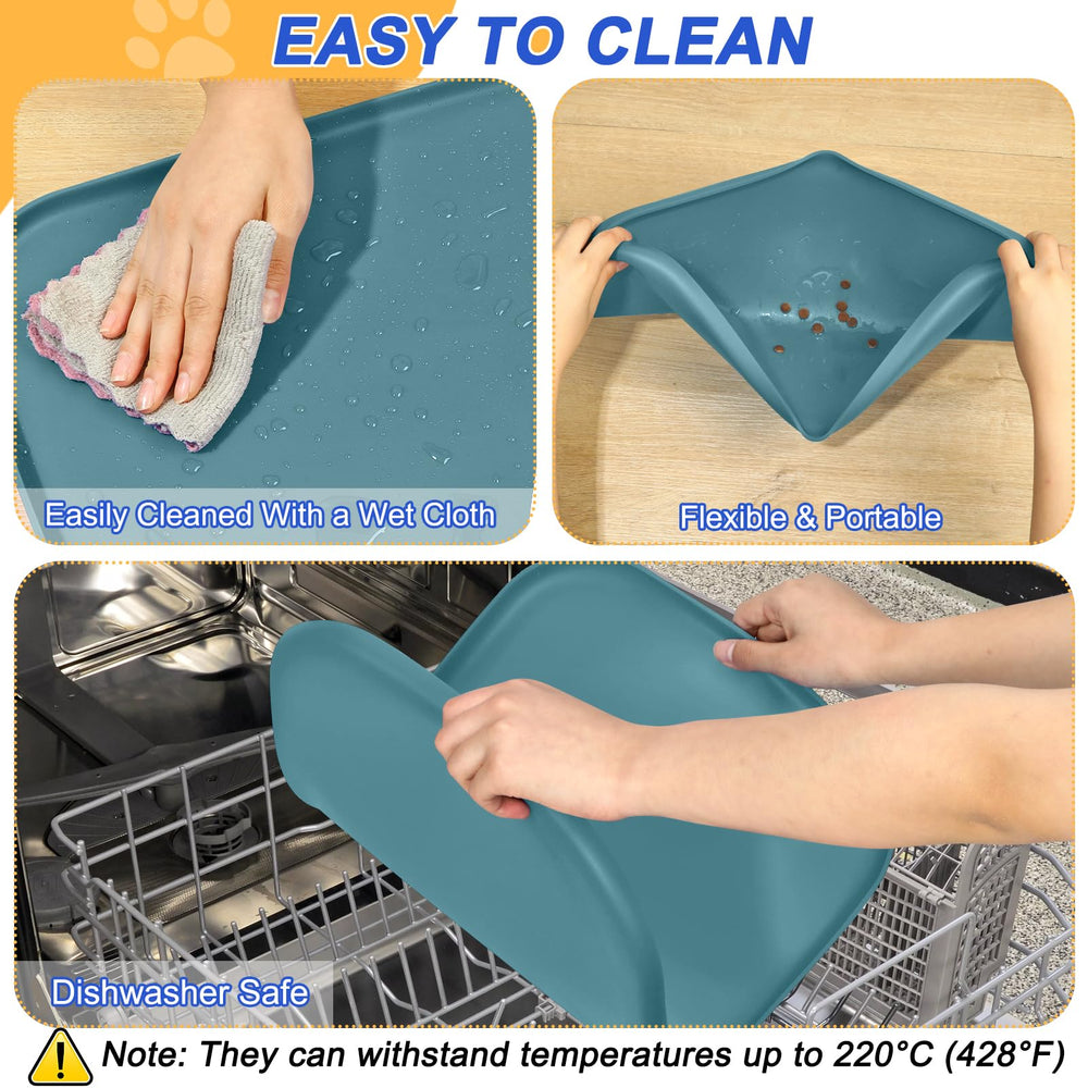 SMILOOL tapis alimentation silicone nettoyage rapide et sans effort.