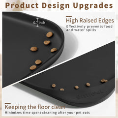 Tapis en silicone Smilool, sans BPA, sûr pour les repas quotidiens.
