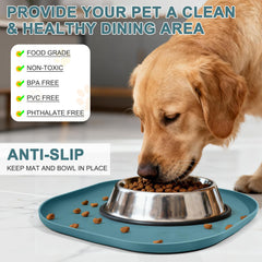 SMILOOL tapis silicone alimentaire sans danger pour les chiens et chats.