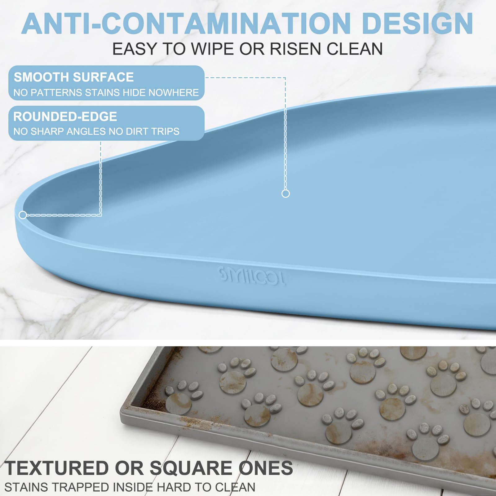 SMILOOL tapis disponible en quatre tailles pour bols variés
