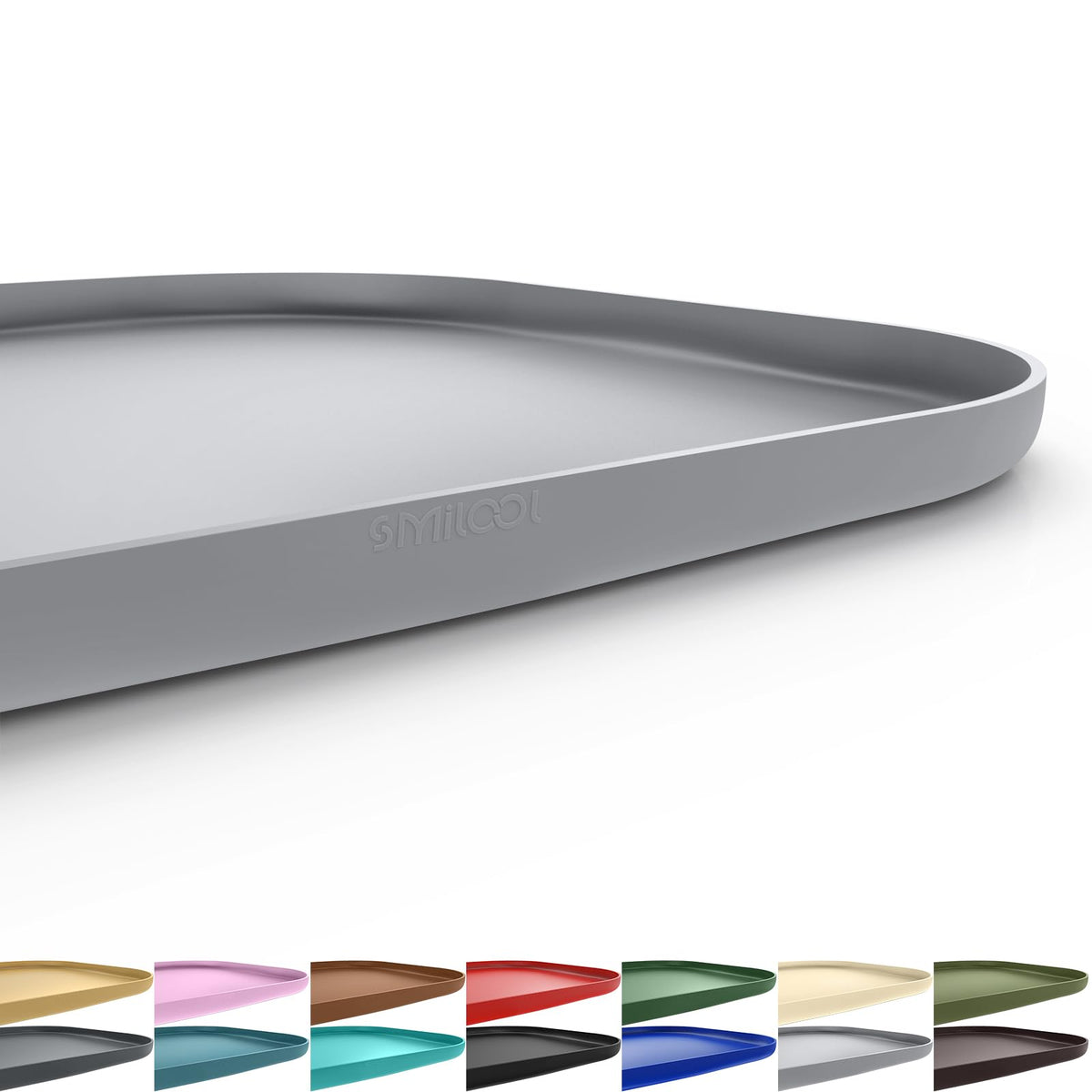 SMILOOL tapis alimentation silicone chat, surface facile à nettoyer et anti déversements