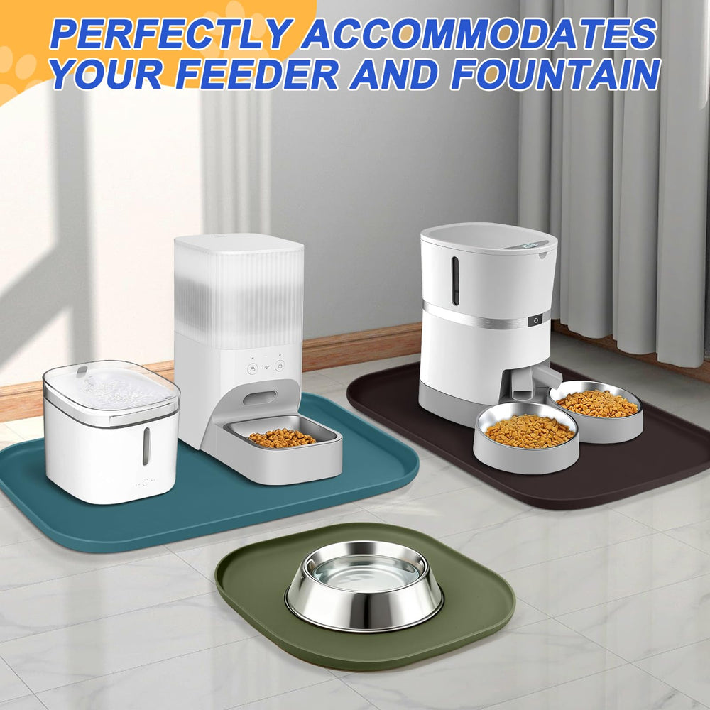 SMILOOL tapis alimentation silicone tailles compatibles, adapté à divers bols