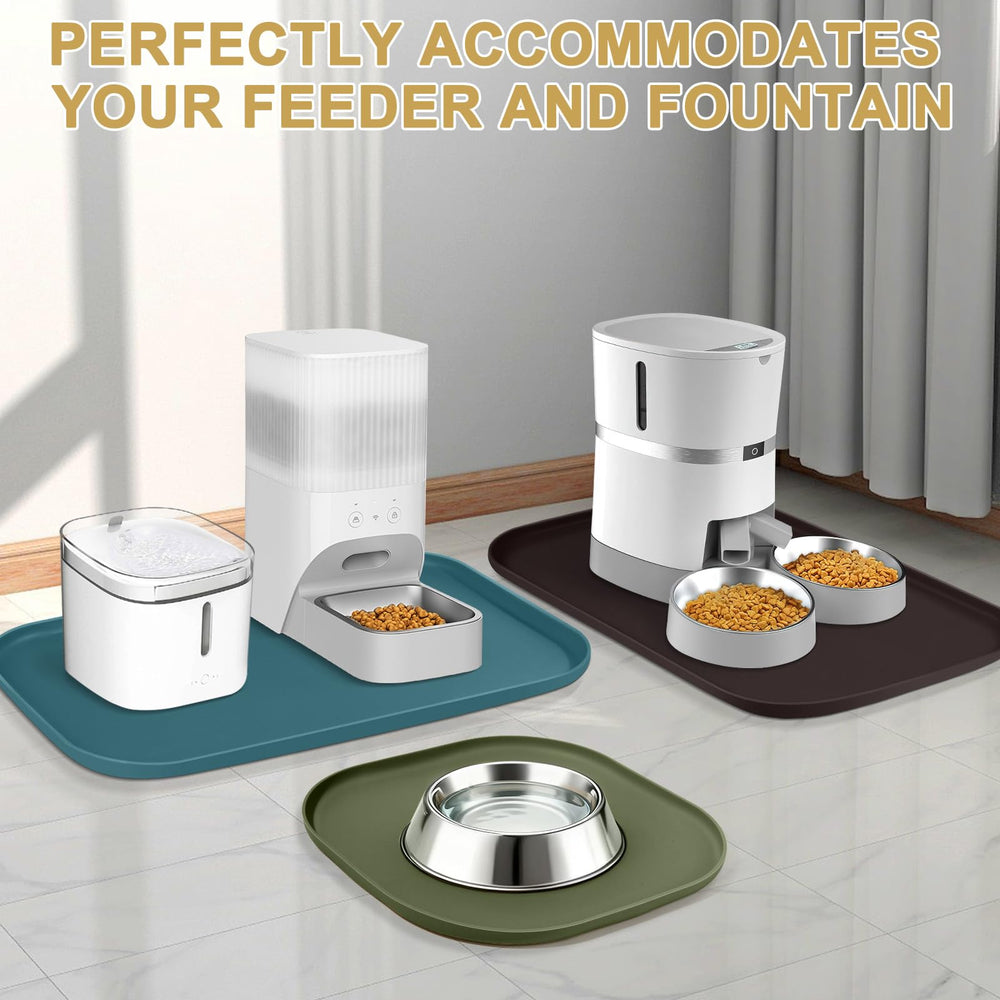 SMILOOL tapis nourrition animal compatible lave-vaisselle 12x12.