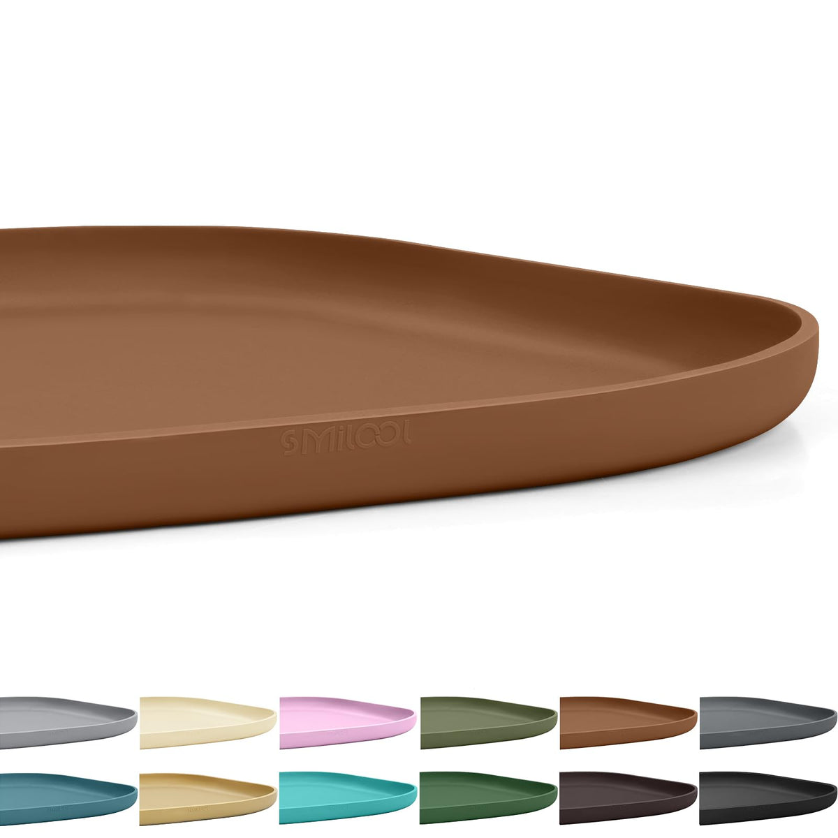 SMILOOL tapis anti-glissant pour nourriture animale sur le sol.