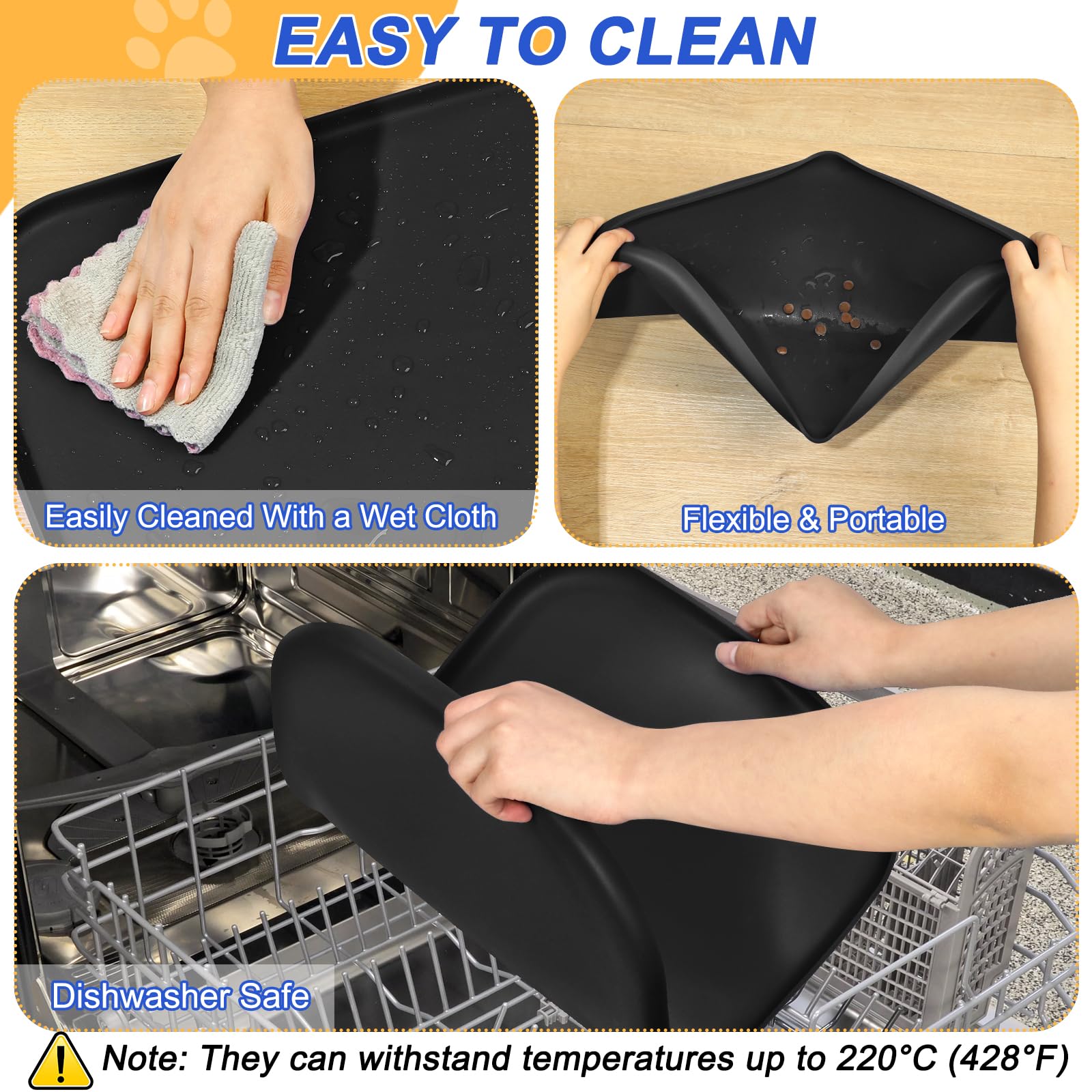 SMILOOL tapis polyvalent protège le sol contre les éclaboussures et les déversements.