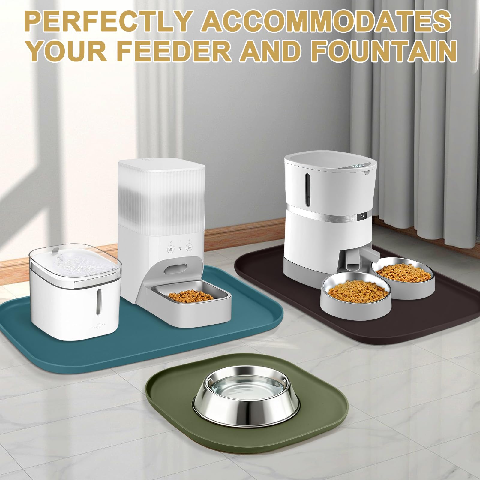 SMILOOL tapis-utilisations-diverses, sous vaisselle, bacs et bols.