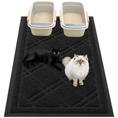 Smiry tapis-litiere-chat anti-glisse, stabilité assurée sur le sol.