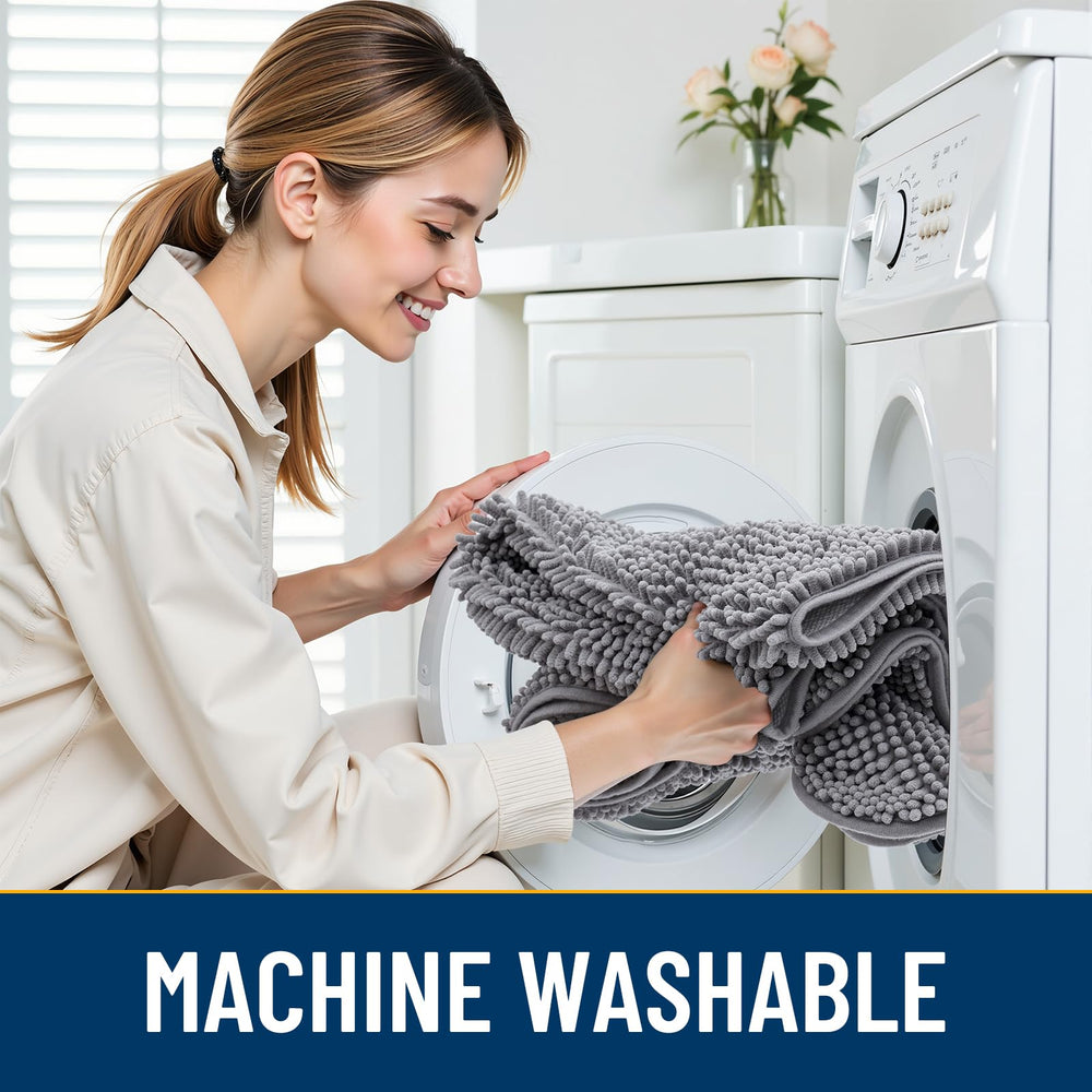 Smiry lavage en machine, entretien facile pour nettoyer l'entrée.